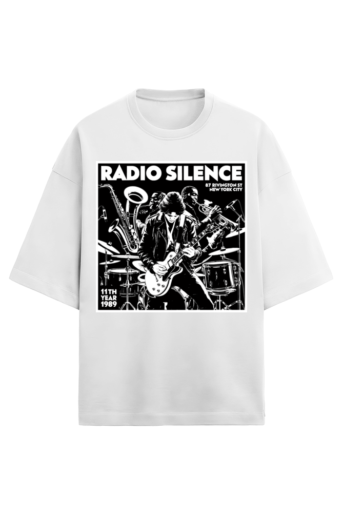 Radio Silence 1989 Terry Oversized T-Shirt [UNISEX]