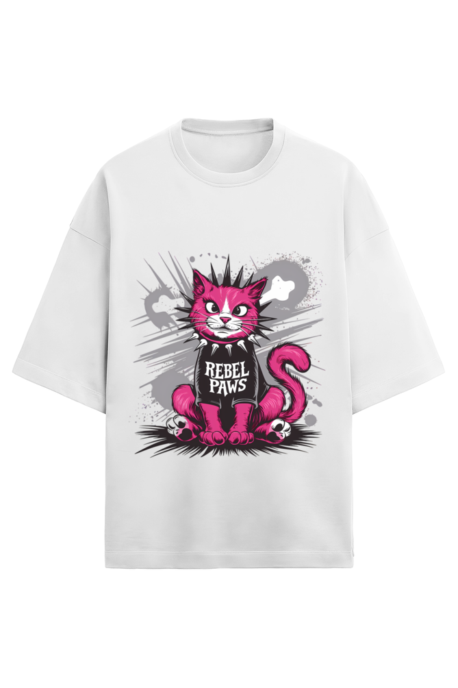 Rebel Paws Terry Oversized T-Shirt [UNISEX]