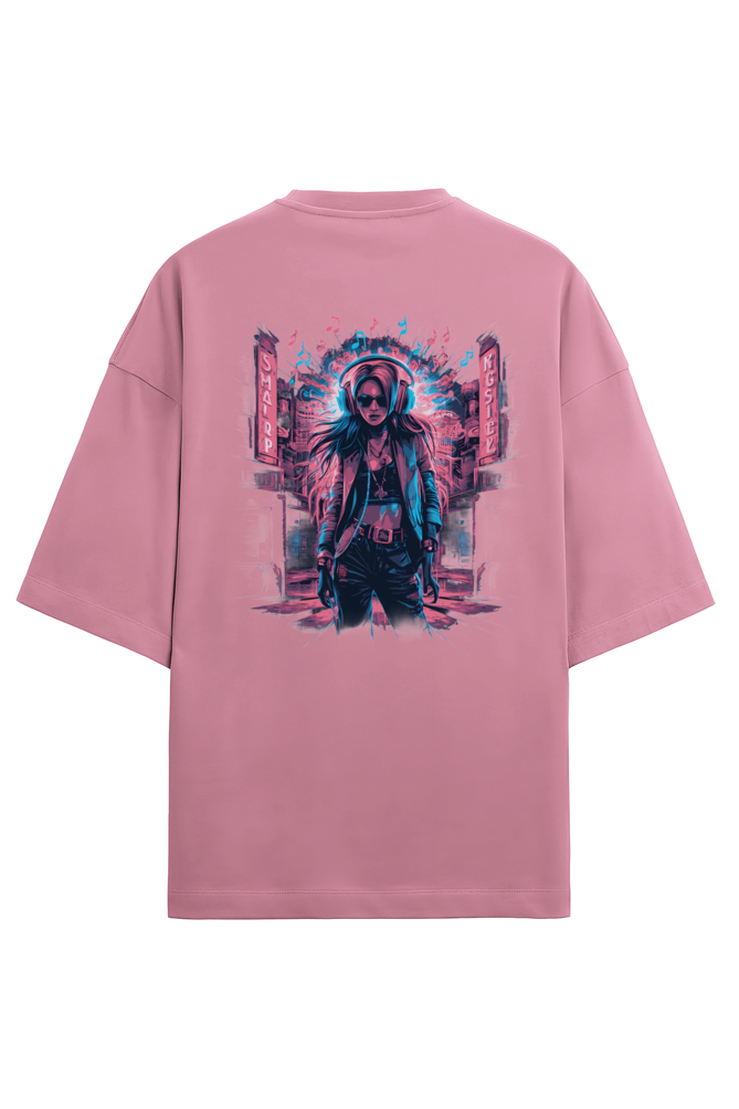 Cyberpunk Rebel Terry Oversized T-Shirt [UNISEX]