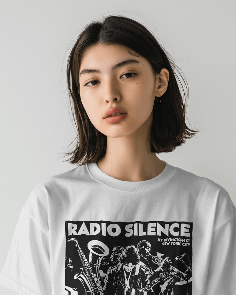 Radio Silence 1989 Terry Oversized T-Shirt [UNISEX]