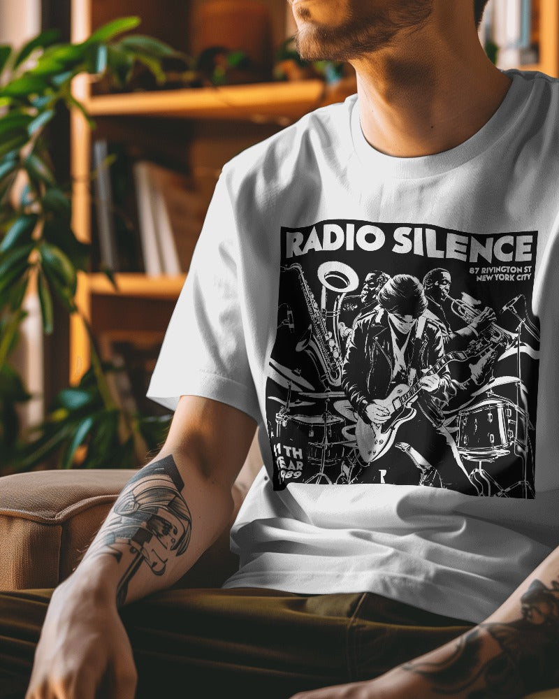 Radio Silence 1989 Terry Oversized T-Shirt [UNISEX]